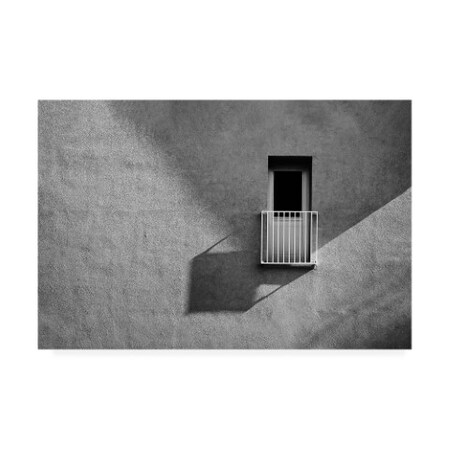 Trademark Fine Art Inge Schuster 'Small Balcony And Its Shadow' Canvas Art, 22x32 1X09894-C2232GG